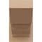 Ekena Millwork 8-in W x 12-in D x 12-in H Funston Slat Rough Cedar Woodgrain TimberThane Outlooker, Primed Tan OUTUR080X12X12FST24RCPR - alternate 4